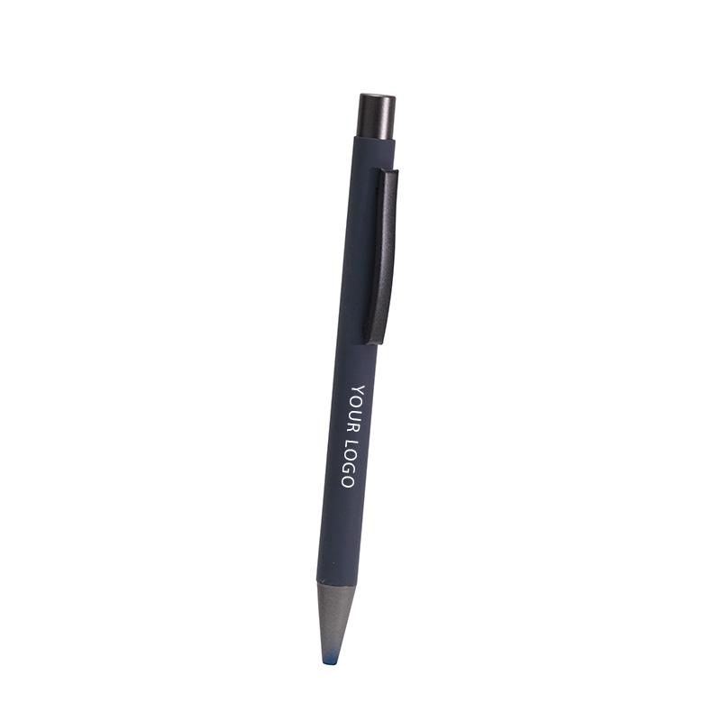 Silicon Coated Metal Pen -Matte Black